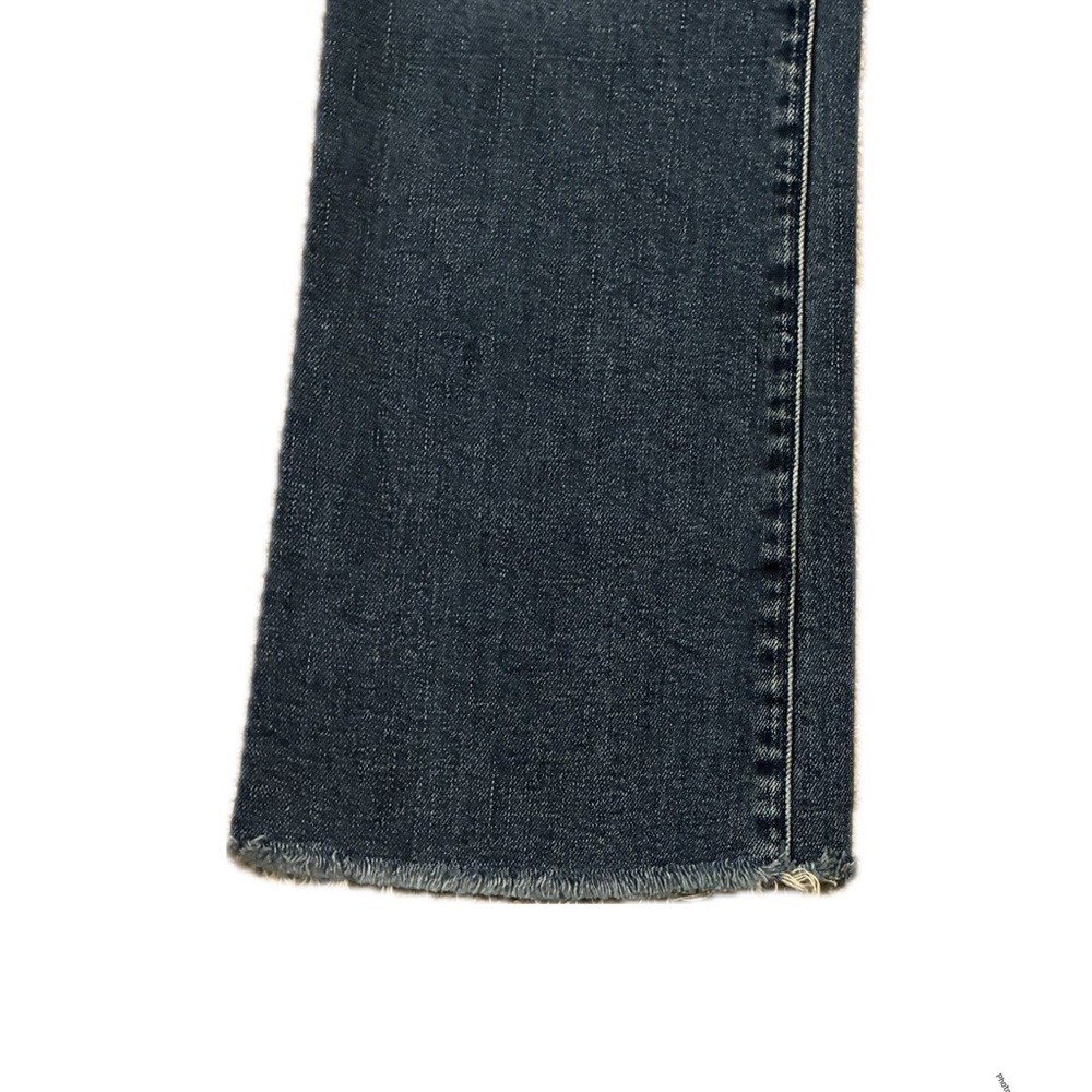Madewell Jeans Women’s 26 Blue Mid Rise Kick Out Ankle Raw Hem LIKE NEW! - Picture 6 of 10